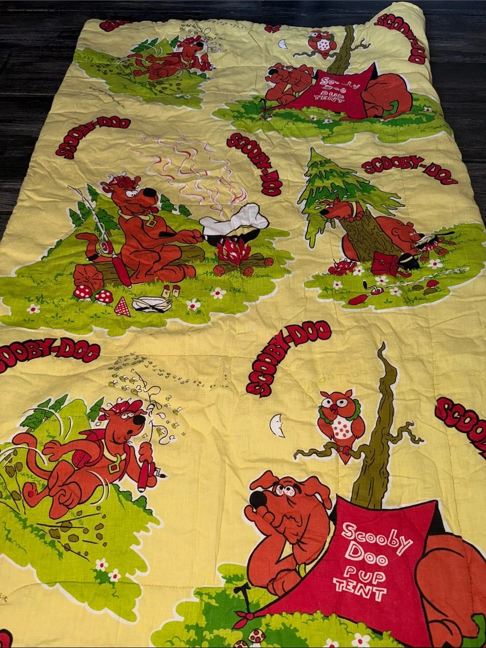 Yellow Kids Throw Blanket - Licensed Character Bedding